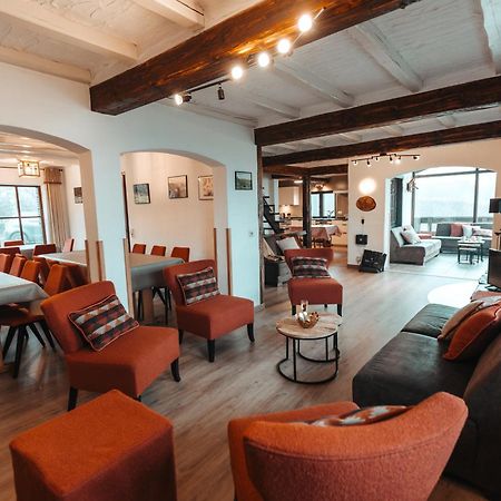 Le Grand Cerf 25 Pers, Malmedy- Chalet Rustique, Jardin Exteriér fotografie