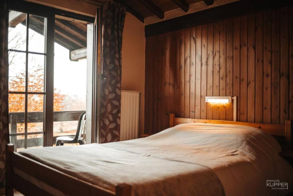 Le Grand Cerf 25 Pers, Malmedy- Chalet Rustique, Jardin Exteriér fotografie